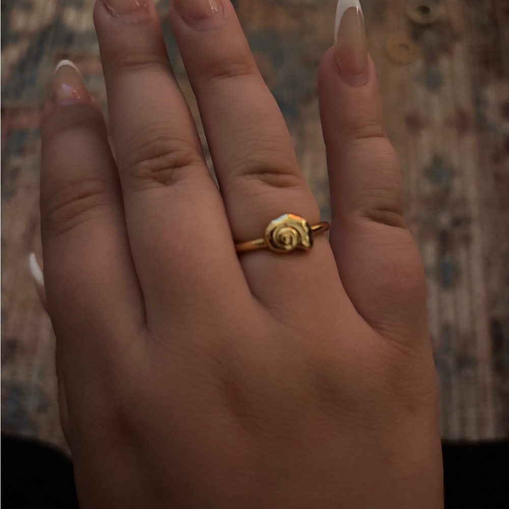 Madewell Costume Gold Shell Ring